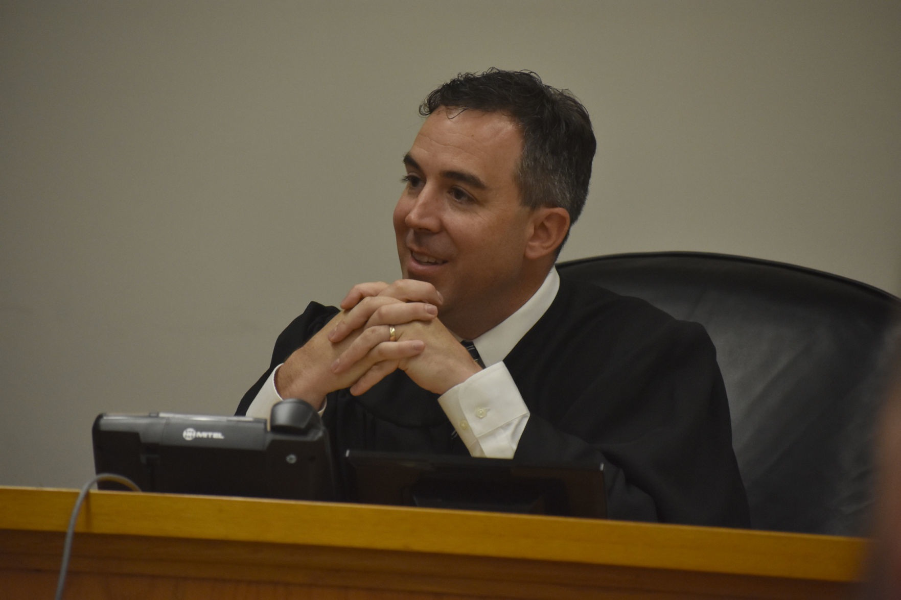 Judge Hendee at drug treatment court